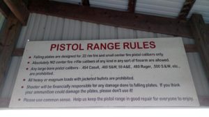 pistol sign