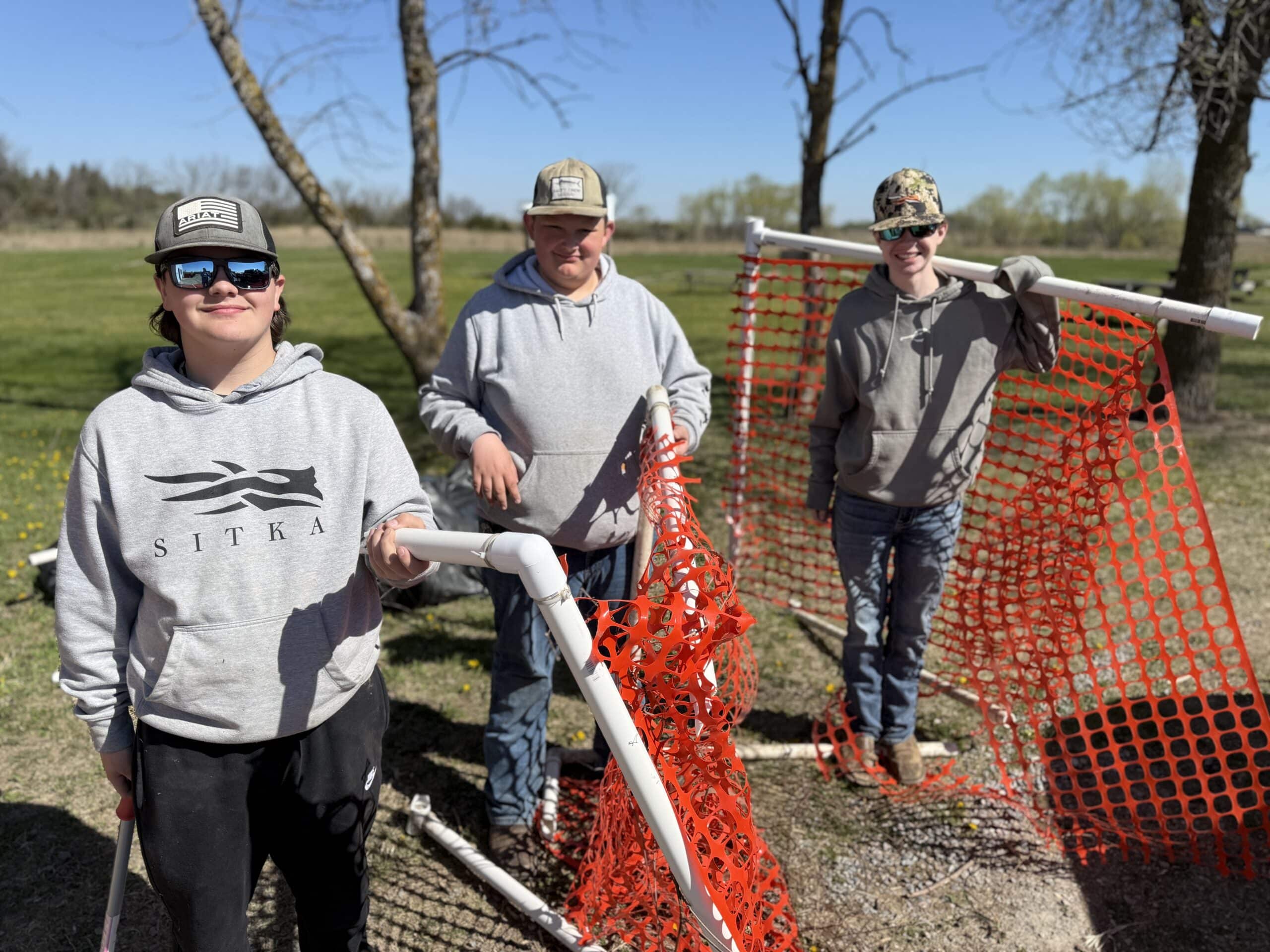 Youth Volunteers at Range Cleanup Day 2026