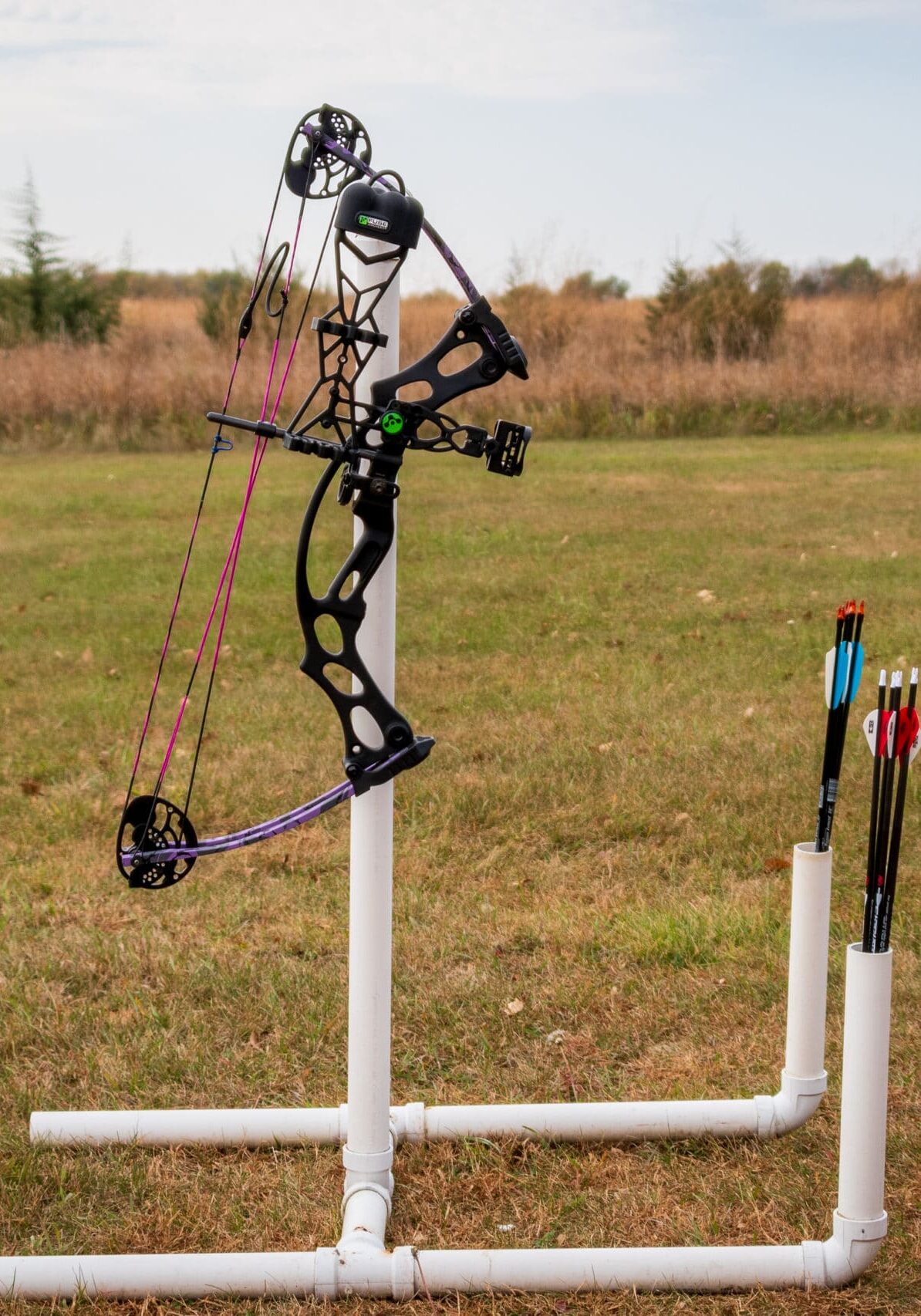 bow and arrows on holder bow and arrows on holder