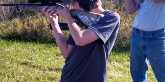 two men aiming to shoot two men aiming to shoot